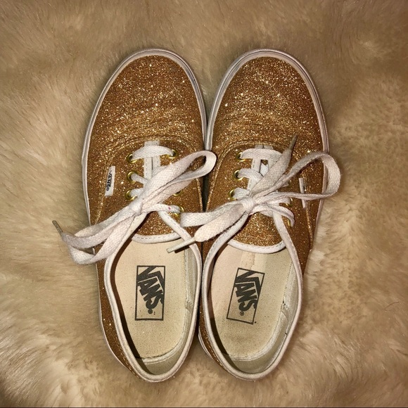 girls gold vans